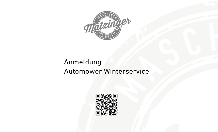 Matzinger Maschinene Popup Bild